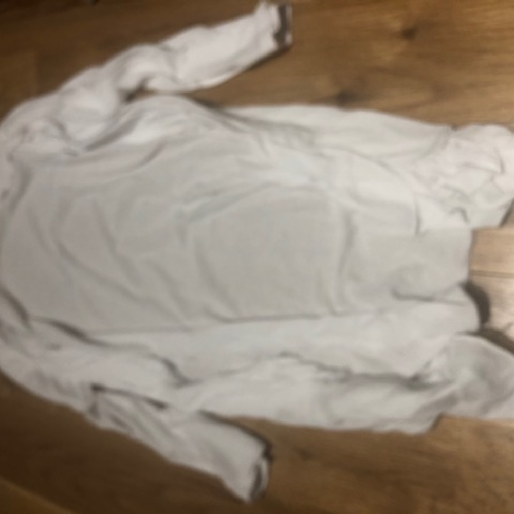 White cardigan sweater